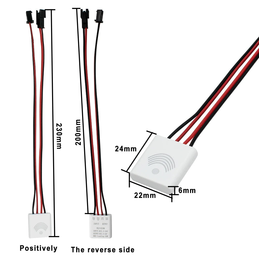 5.8GHz Microwave Motion Sensor Switch DC 3.3-24V Radar Sensor Module Motion Detector High Sensitivity 120°