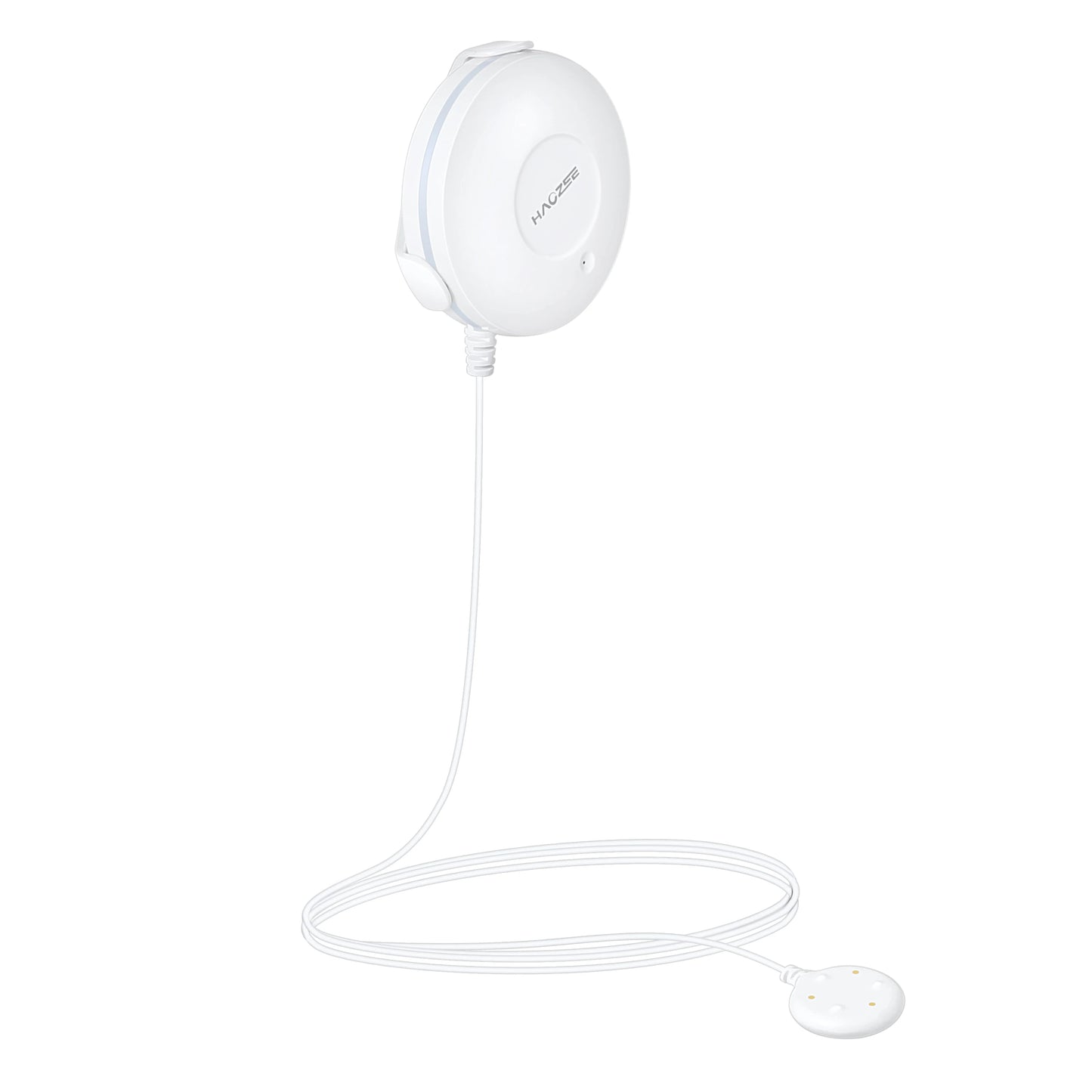 Haozee Tuya Smart WiFi Water Valve Shutoff Water Flow Meter Built in Rechargable Battery for DN20 3/4-Inch Diameter Pipe