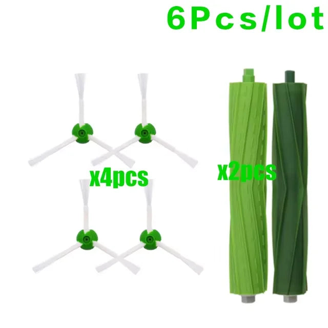 For iRobot Roomba i7 i7 i6 i8 i3 Plus E5 E7 E&I Series Hepa Filter Side Brush Main Brush Vacuum Cleaner Replacement Accessories