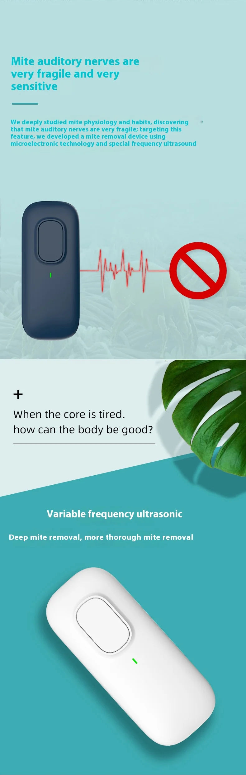 Mite Remover Household Bed Mite Eliminator Small Mite Nemesis Killing Instrument - Mite Removal Solution