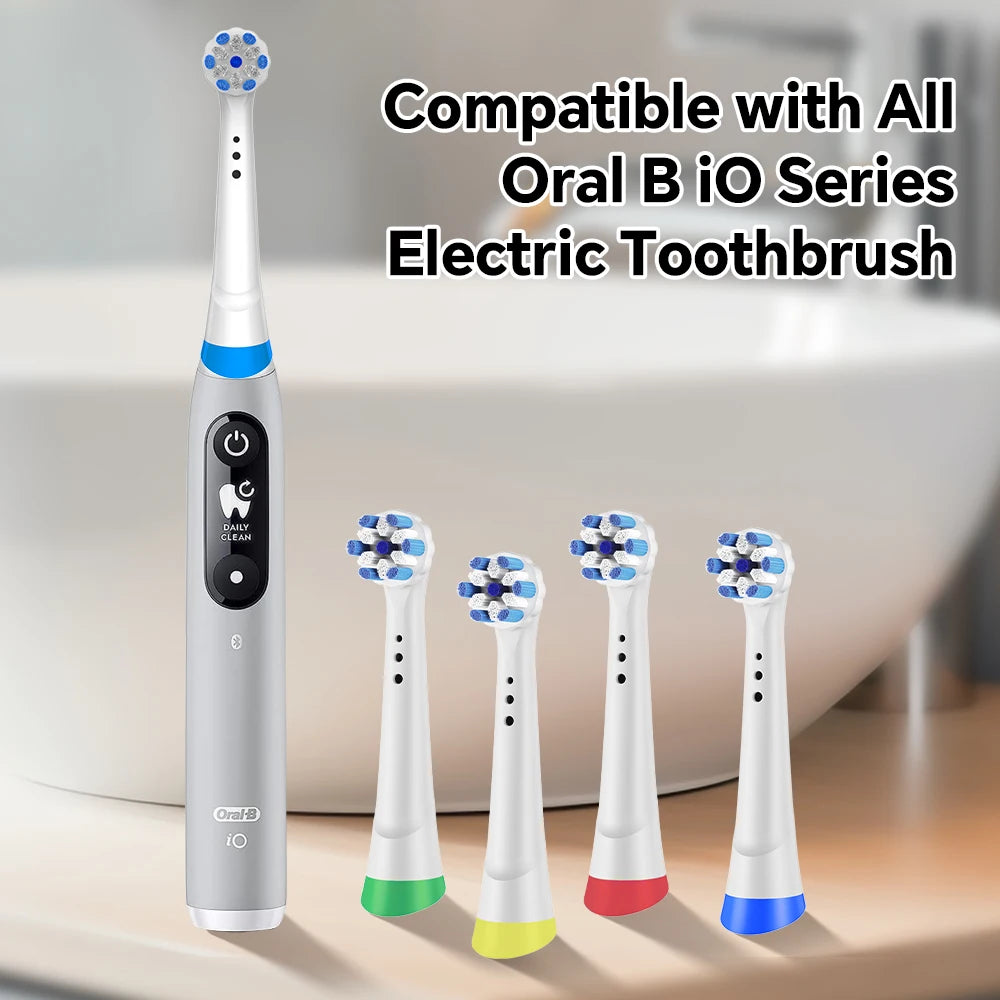 Compatible with Oral B iO Electric Toothbrush Replacement Toothbrush Brush Heads, Toothbrush Head for iO 2/3/4/5/6/7/8/9/10