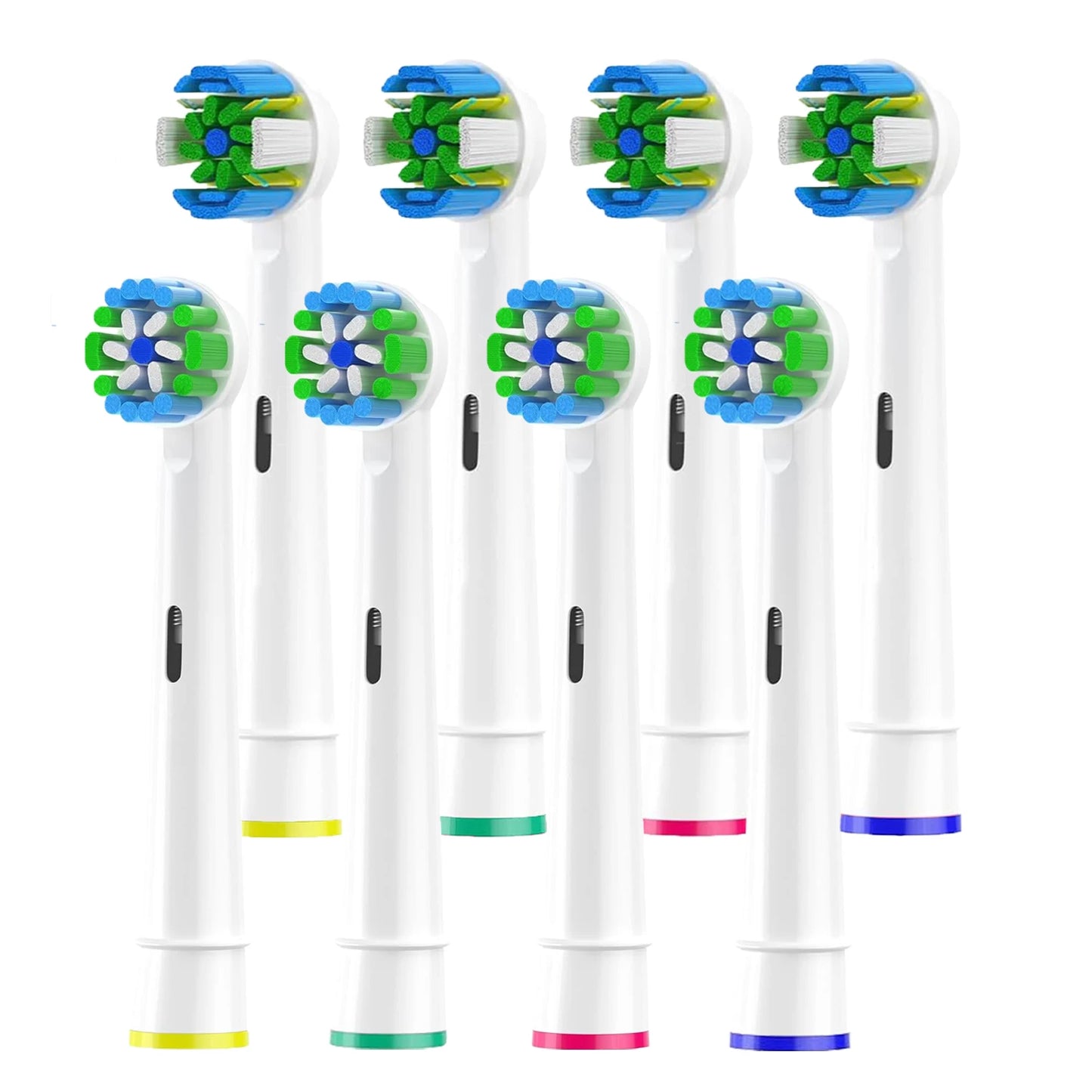 8pcs Toothbrush Head Compatible with Oral B Electric Toothbrush, Replacement Toothbrush Heads Fit for Oral b Vitality Pro