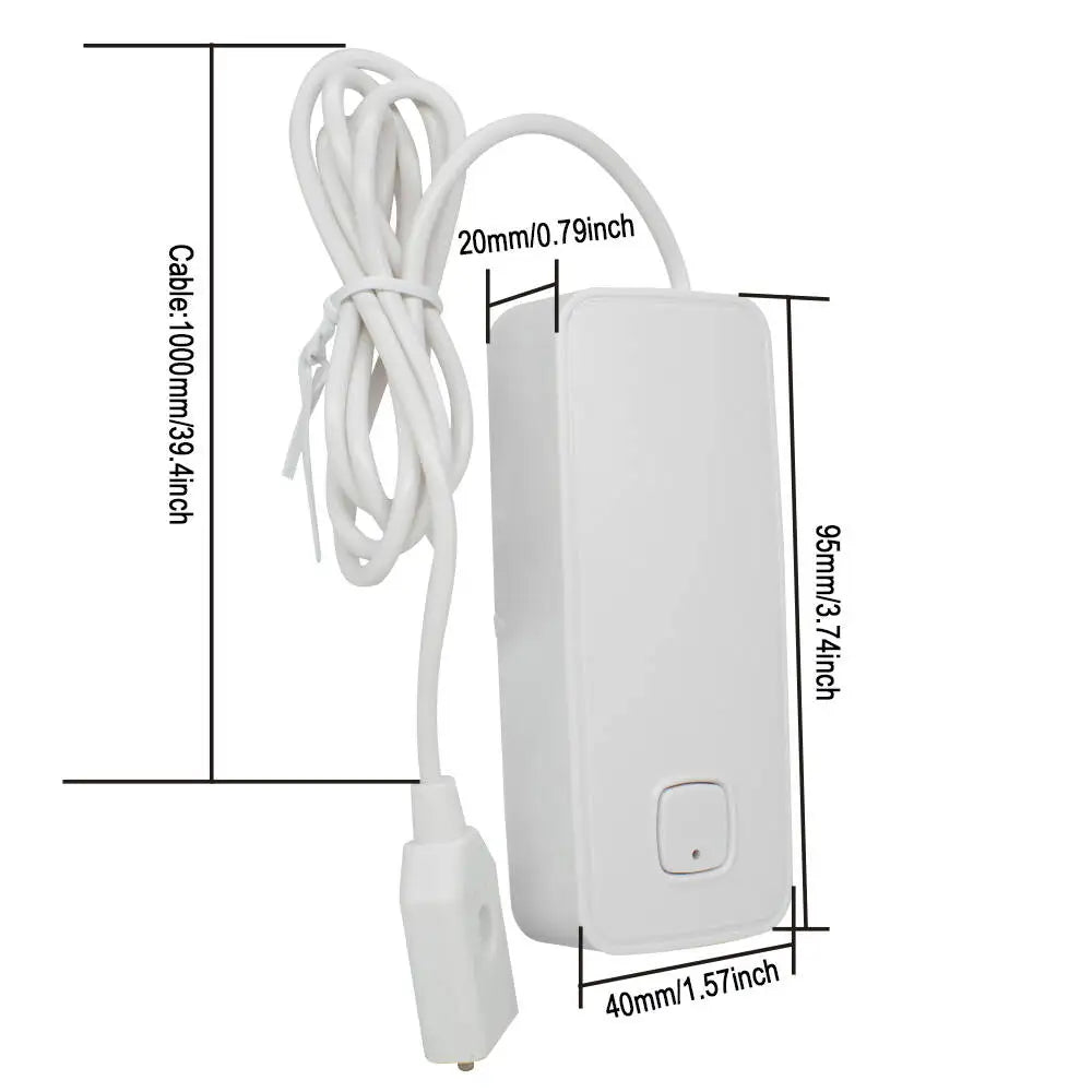 WiFi Tuya Smart Water Leakage Detector Sensor APP Remote Monitor 80dB Sound Alarm System Flood Home Security Safety Smartlife