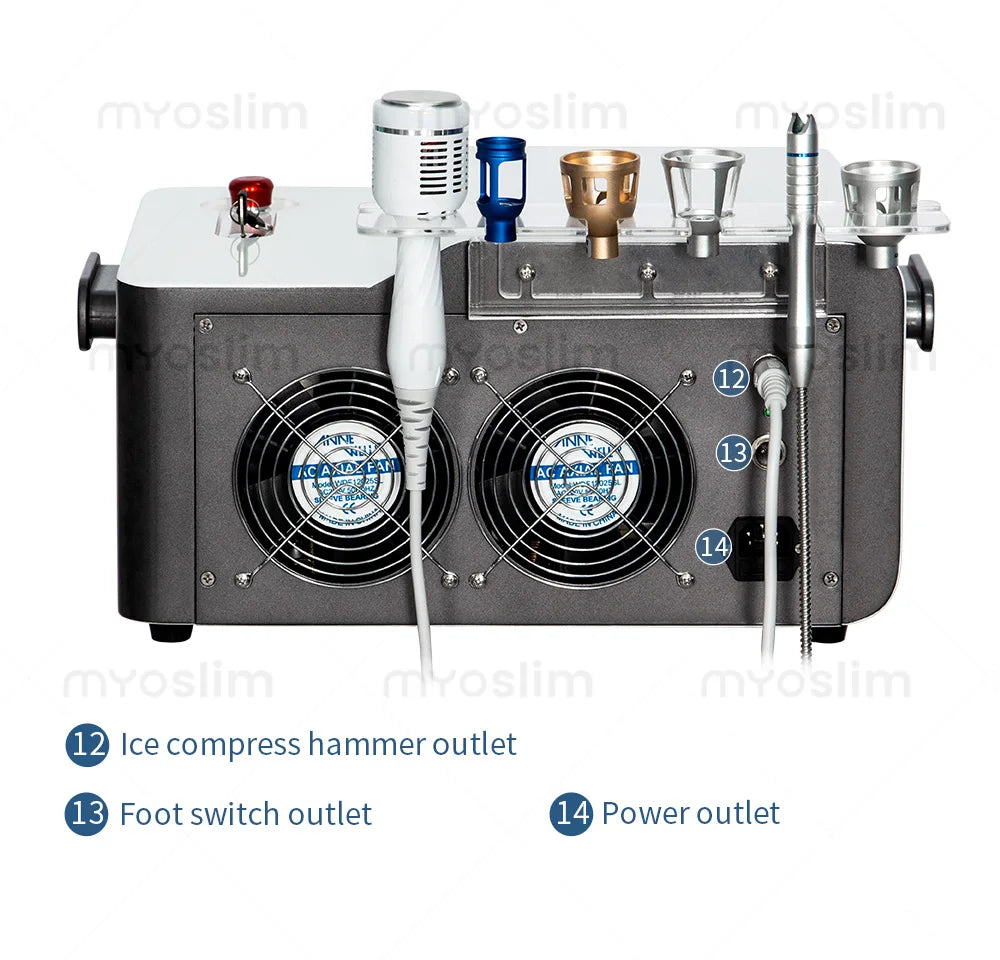 5-in-1 980nm Diode Laser To Remove Blood Vessels Nail Fungi To Remove Skin Eczema Restore Physical Body Therapy Beauty Functions